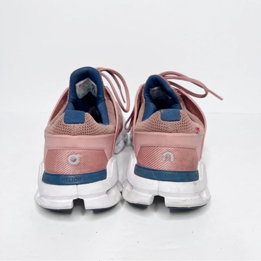 On Running Women's Coral and Navy Cloud Athletic Shoes